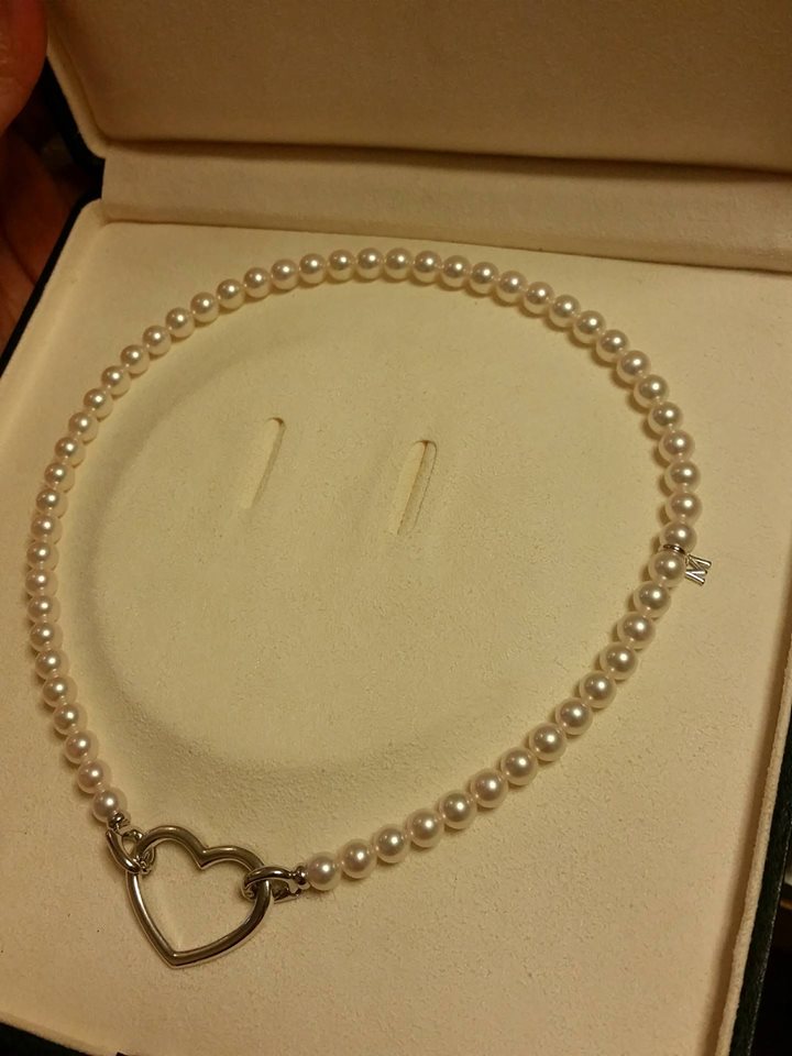 mikimoto infinity heart strand necklace 