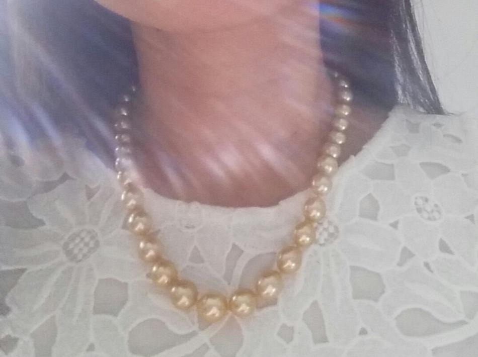 My pearl paradise 22k gold strand