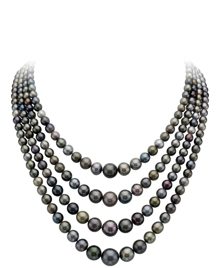 Record Breaking Natural Black Pearl Necklace from Mexico - Record Breaking Natural Black Pearl Necklace from Mexico