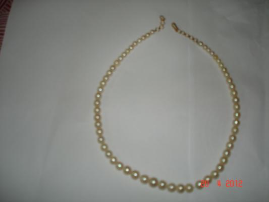 original antique basra pearl necklace