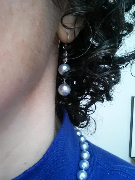 Earrings matching madama akoya strand