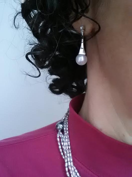 Keshi + Tahitian with matching earrings - all Pearl Paradise