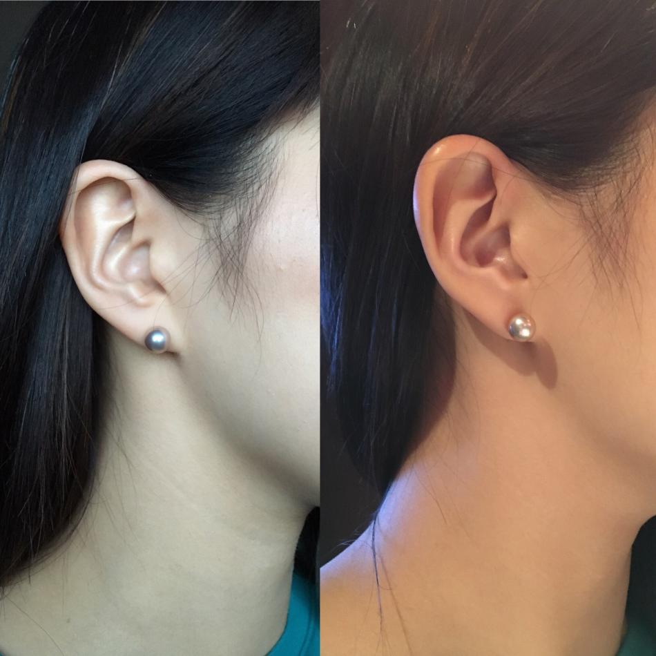 freshwater 8.5-9mm studs that I got recently from a Chinese seller on Etsy
