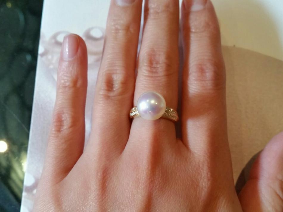 Burmese South Sea pearl ring from Pearl Paradise