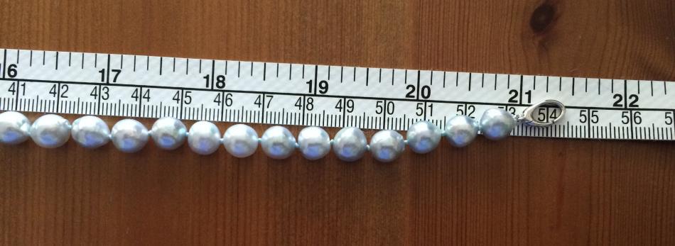 Ruckus blue akoya pearls
