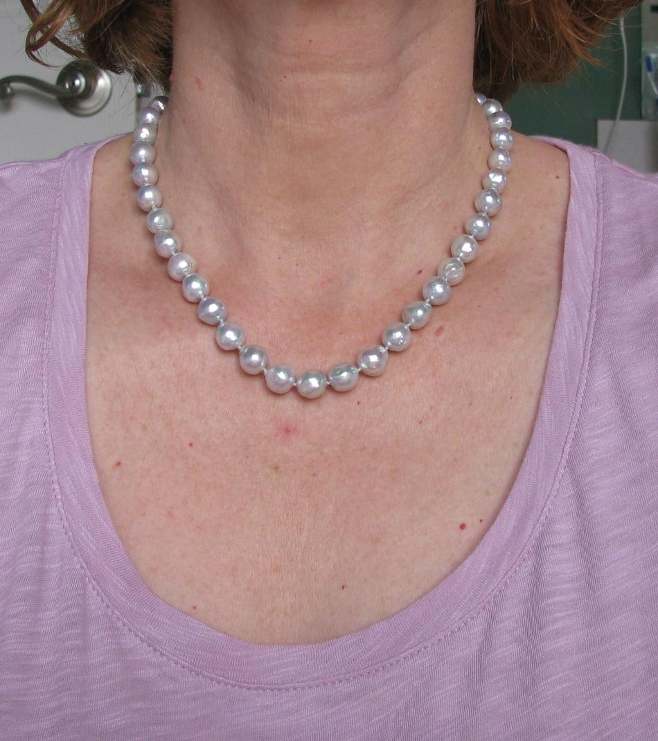 natural blue baroque pearls from Pearl Paradise