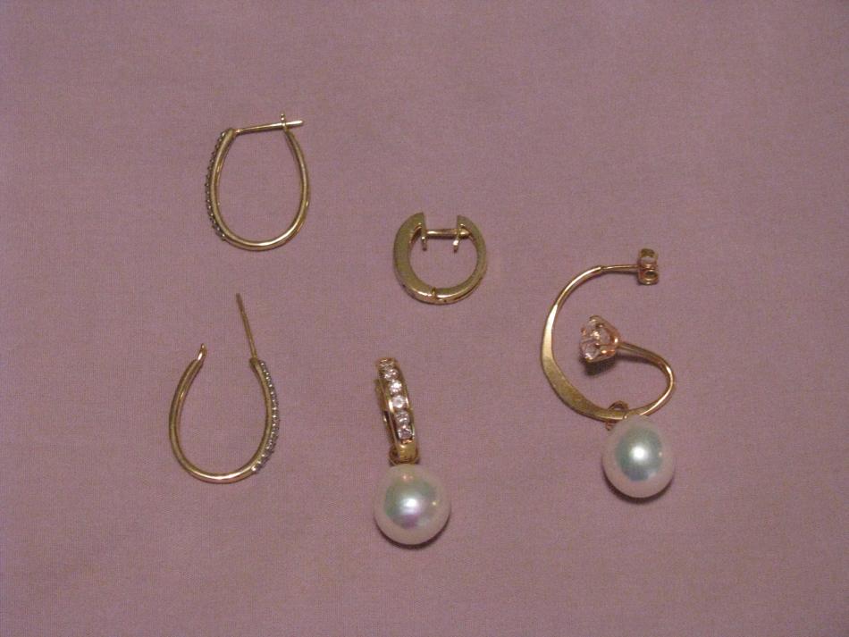 The earrings