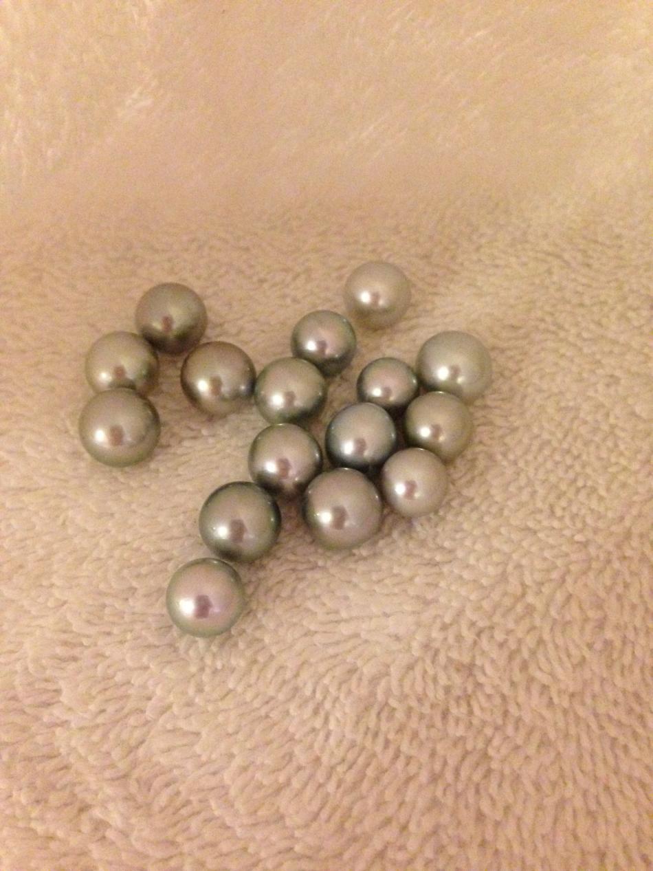 grouping of 17 pearls that I'm saving