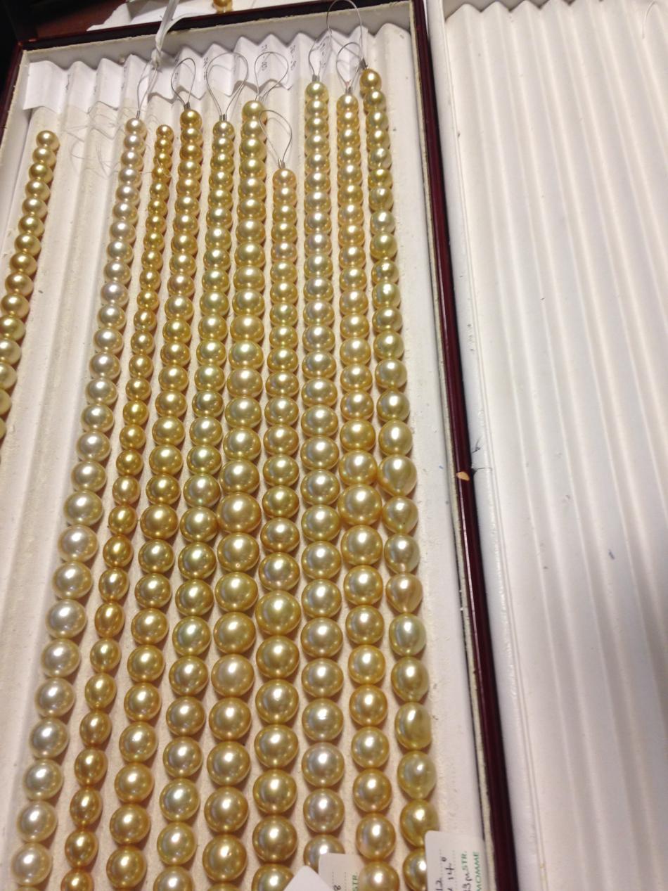 There were drop and oval strands