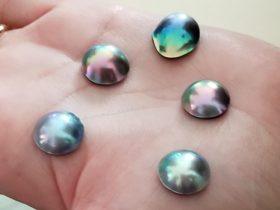 erotochromatic Sea of Cortez mabe pearls