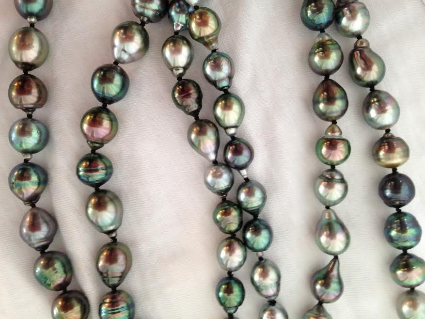 Colorful Tahitian pearls from Pearl Paradise Ruckus
