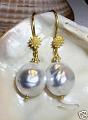 Platinum Australian South Sea Earrings From DruzyDesign