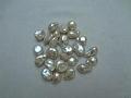 over 13mm white color nucleated pearls