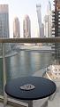 Room with a (pearl) view - view from balcony into Dubai Marina - humidity about 70c here and on the 
