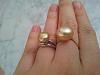 9.8 mm gold SS keshi with green overtones.
12.3 mm gold SS keshi