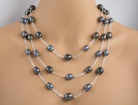 black tahitian baroque pearl ss chain 3-strand necklace - 8.jpg