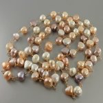 multi-colored pearl nugget long rope necklace - 5.jpg