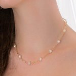 white pearl gf chain tin cup necklace worn by frannie.jpg