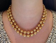 24k Golden pearls double with my strand Pearl Paradise