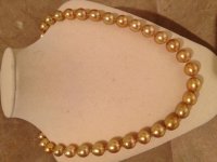 I chose this 9.0-12.9mm AA+/AAA 24k oval strand from Pearl Paradise
