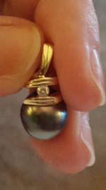 Tahitian pearl  pendant
