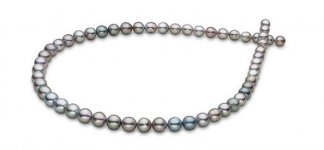 baby strand of AA+ silver ovals. I think they are 6.5-8mm