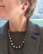 Komoka peacock studs I returned actually matched Kojima necklace perfectly