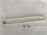 8.5 to 9 cream White South Sea pearl strand which were my first pearls purchased in Kona