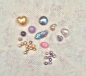 unset pearls... conch, quahog, abalone, Pteria sterna, Pteria penguin, Pinctada maculata, golden South Sea, Sea of Cortez, and Mississippi River pearls
