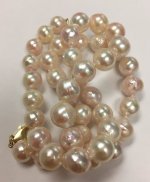 9.5 mm baroque Akoya strand from HS Jewellery & Watches