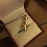 Freshwater drop pendant Freshwater drop pendant