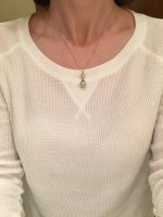Freshwater drop pendant Freshwater drop pendant