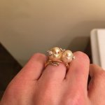the ring is the love birds ring from Rio Pearl the ring is the love birds ring from Rio Pearl