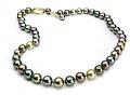 multi-color tahitian necklace - pearl paradise