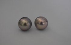 Mabe pearl earrings