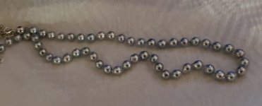 my new silver-blue baroque akoya strand from Pearl Paradise