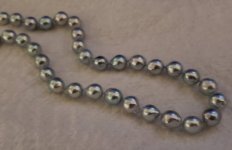 my new silver-blue baroque akoya strand from Pearl Paradise front view