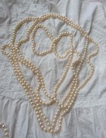00+ inch - creamier pearls about 6-7mm