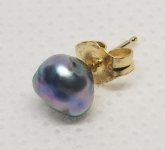 Kat Bran: Australian Akoya Keshi Pearl Earring