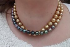 added my deep golden south sea strand from Cees - Amsterdam Pearls