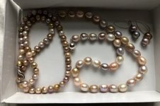 Natural color pondslime pearls