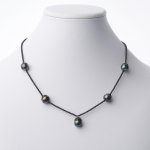 Carved Acorn Tahitian Pearl necklace all from Pearl Paradise
