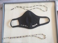 Mask with Pearls
