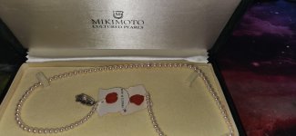 Never clasped Mikimoto Cultured Pearls Worth getting appraised locally?