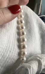 9mm white freshwater bracelet from PP