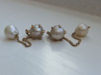 Natural Pearl Earrings  18kt.jpg