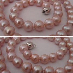 Lavender pearl necklace