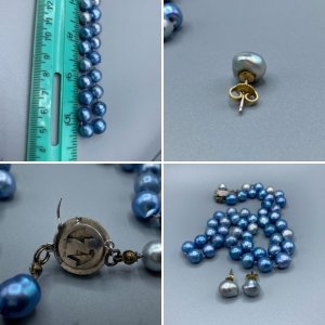 Blue Grey Pearls? What kind are these?