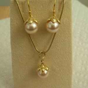 Baby Pink Exotics from Pearl Paradise, Findings from Kimarie Designs