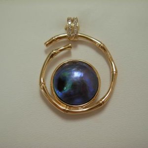 Eyris Blue Pearl pendant from Imperial & sold.